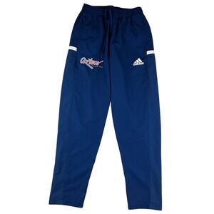 Adidas Pima Aztecs Track Pants Men's Medium AEROREADY Navy Blue Running Gym